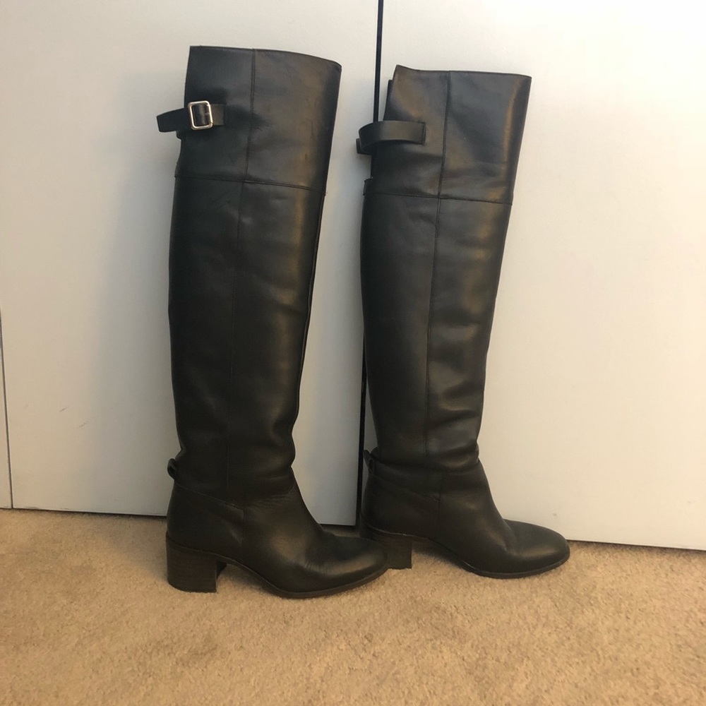 OTK Black Leather Zara Boot